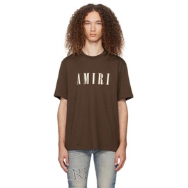 아미리 AMIRI Brown Core T-Shirt 241886M213028