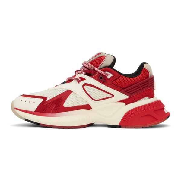  아미리 AMIRI Red & 오프화이트 Off-White MA Runner Sneakers 241886M237003
