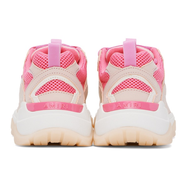  아미리 AMIRI Pink Bone Runner Sneakers 241886F128003