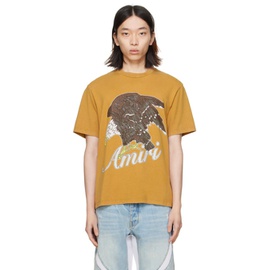 아미리 AMIRI Tan Eagle T-Shirt 241886M213003