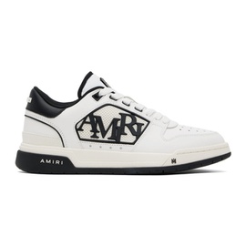 아미리 AMIRI White & Black Classic Low Sneakers 241886M237042