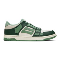 아미리 AMIRI Green & Beige Skel Top Low Sneakers 241886M237051