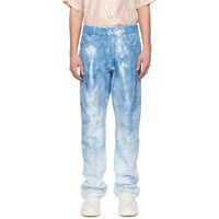 아미리 AMIRI Blue Tie-Dye Jeans 241886M186082