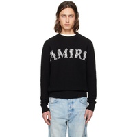 아미리 AMIRI Black Baroque Sweater 241886M204011