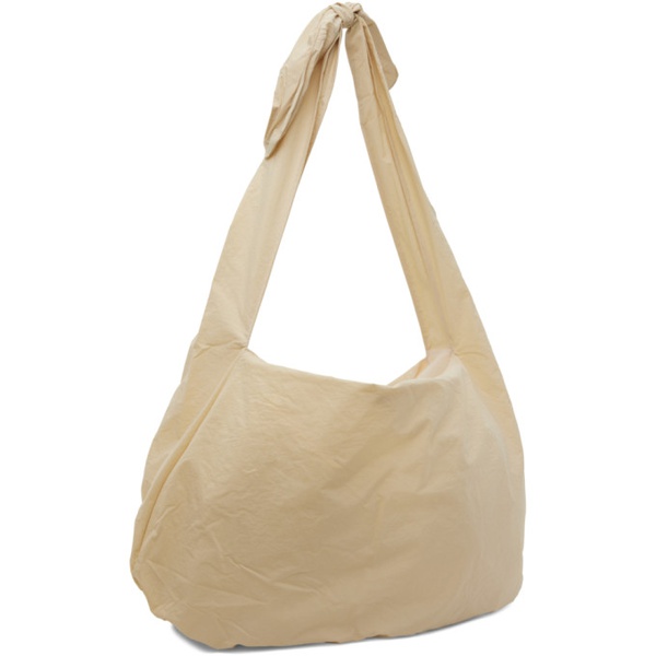  아모멘토 AMOMENTO SSENSE Exclusive Beige Large Knotted Shoulder Bag 232436F048002