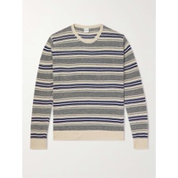 ASPESI Slim-Fit Striped Linen and Cotton-Blend Sweater 1647597293172948