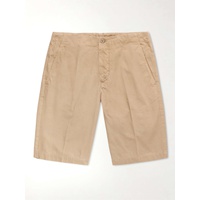 ASPESI Straight-Leg Garment-Dyed Cotton Bermuda Shorts 43769801096104004