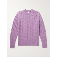 ASPESI Cable-Knit Brushed-Wool Sweater 1647597314389893