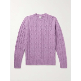ASPESI Cable-Knit Brushed-Wool Sweater 1647597314389893