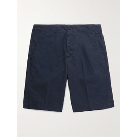 ASPESI Straight-Leg Garment-Dyed Cotton Bermuda Shorts 43769801096091604