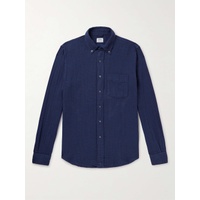 ASPESI New Robert Button-Down Collar Checked Cotton-Flannel Shirt 1647597314388781