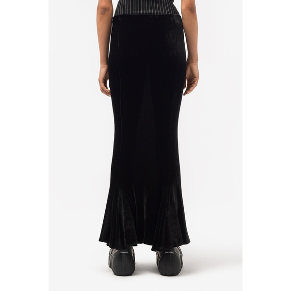  아바바브 AVAVAV Maxi Velvet Skirt in Black NA070-S