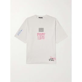 아크네 스튜디오 ACNE STUDIOS Exford Scribble Printed Cotton-Jersey T-Shirt 1647597314861692