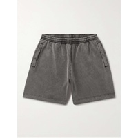 아크네 스튜디오 ACNE STUDIOS Rego Straight-Leg Logo-Appliqued Cotton-Jersey Shorts 1647597324646847