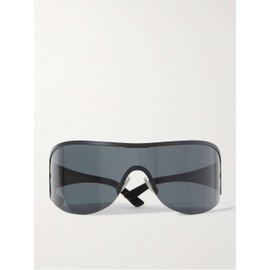 아크네 스튜디오 ACNE STUDIOS Auggi D-Frame Stainless Steel Wrap-Around Sunglasses 1647597330346484