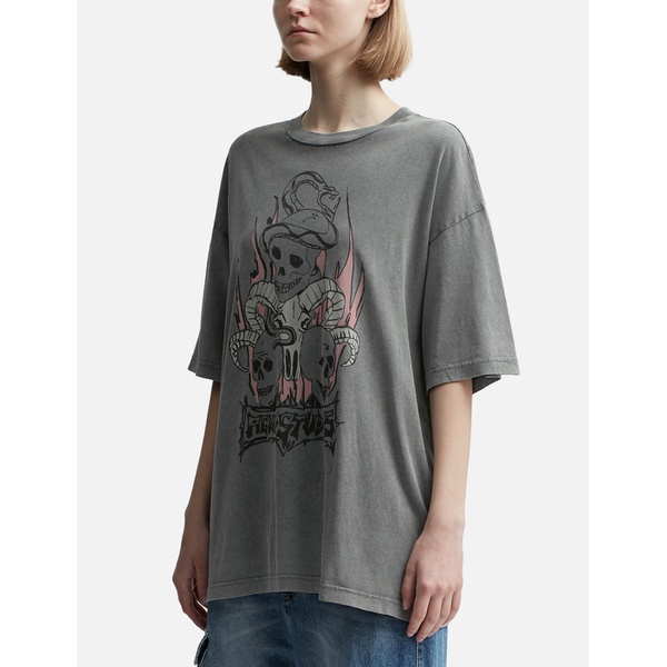 아크네스튜디오 아크네 스튜디오 Acne Studios Print T-shirt - Relaxed Fit 918041