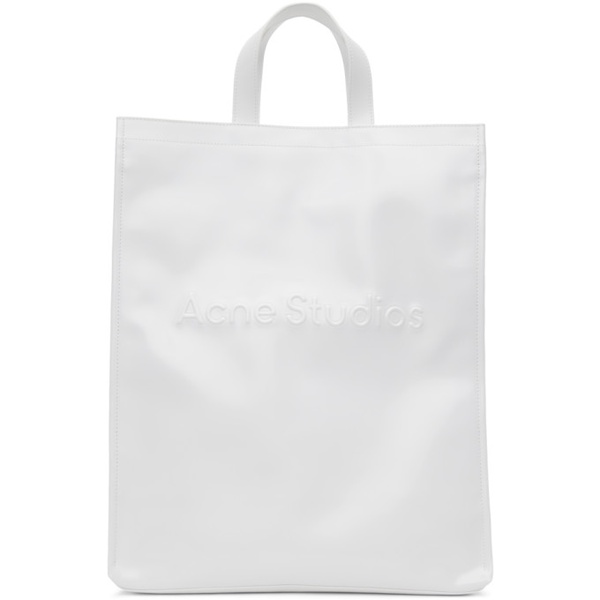 아크네스튜디오 아크네 스튜디오 Acne Studios White Logo Tote 231129M172004