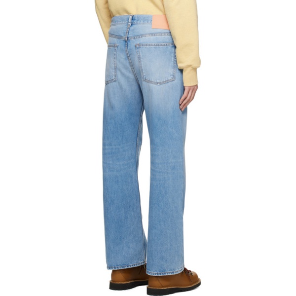 아크네스튜디오 아크네 스튜디오 Acne Studios Blue Loose Fit Jeans 231129M186016