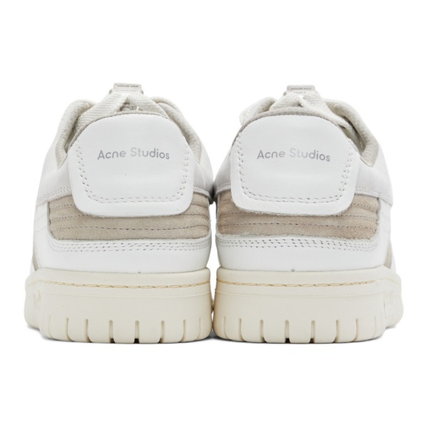 아크네스튜디오 아크네 스튜디오 Acne Studios White Leather Low Top Sneakers 222129M237002