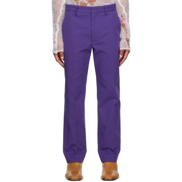 아크네스튜디오 아크네 스튜디오 Acne Studios Purple Three-Pocket Trousers 232129M191016