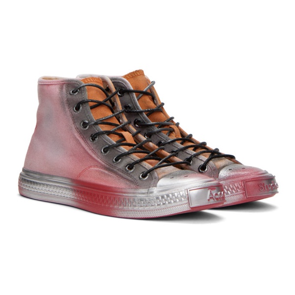 아크네스튜디오 아크네 스튜디오 Acne Studios Multicolor Sprayed Sneakers 232129M236001