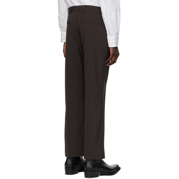아크네스튜디오 아크네 스튜디오 Acne Studios Brown Tailored Trousers 241129M191021