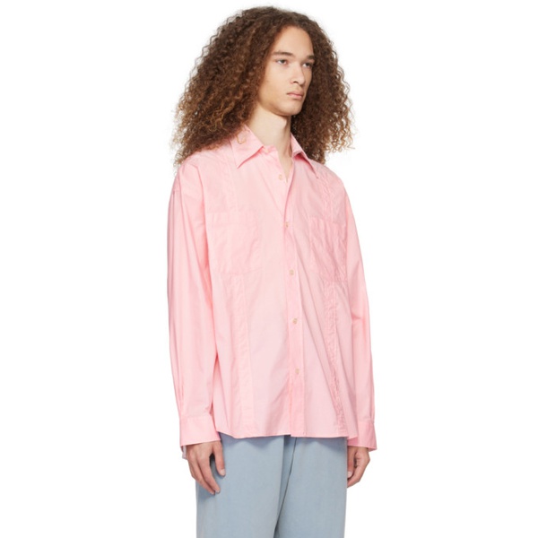 아크네스튜디오 아크네 스튜디오 Acne Studios Pink Button-Up Shirt 241129M192016