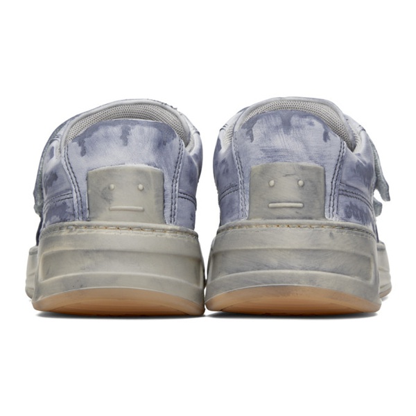 아크네스튜디오 아크네 스튜디오 Acne Studios Blue Velcro Strap Sneakers 241129F128006