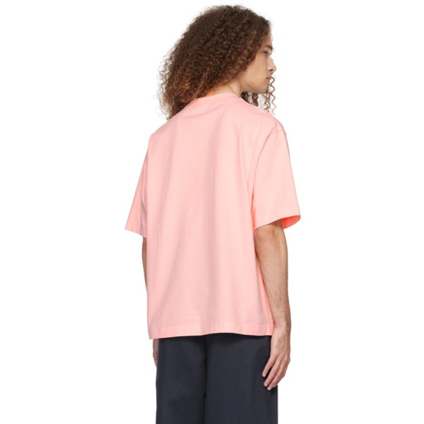 아크네스튜디오 아크네 스튜디오 Acne Studios Pink Printed T-Shirt 241129M213040