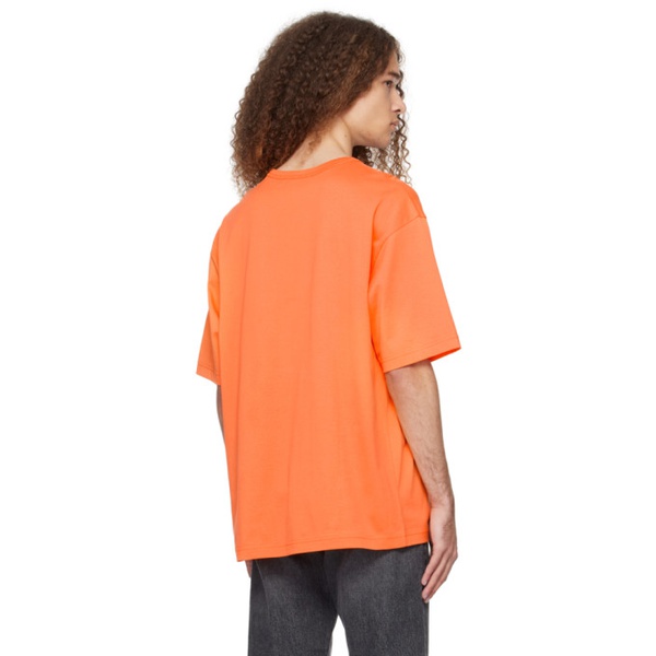 아크네스튜디오 아크네 스튜디오 Acne Studios Orange Patch T-Shirt 241129M213007