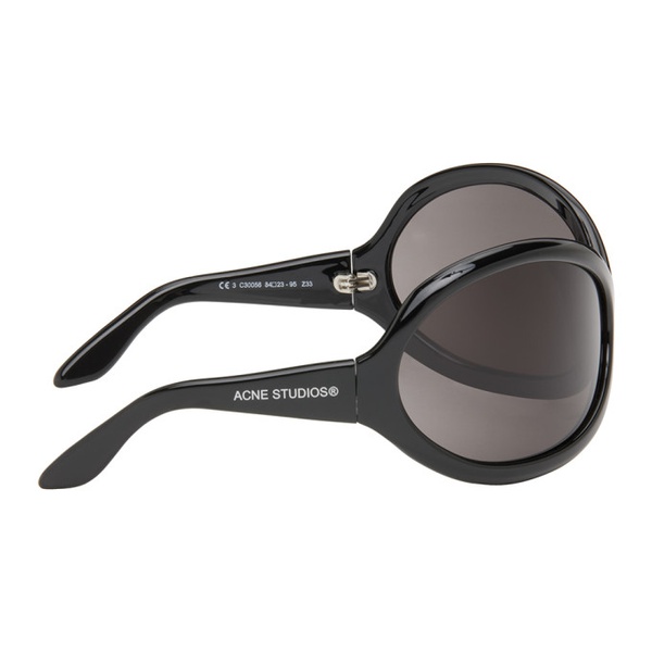 아크네스튜디오 아크네 스튜디오 Acne Studios Black Arcturus Sunglasses 241129M134002