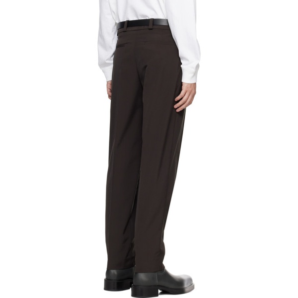 아크네스튜디오 아크네 스튜디오 Acne Studios Brown Tailored Trousers 241129M191017