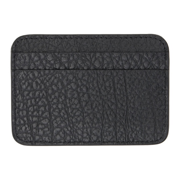아크네스튜디오 아크네 스튜디오 Acne Studios Black Leather Card Holder 241129M164018