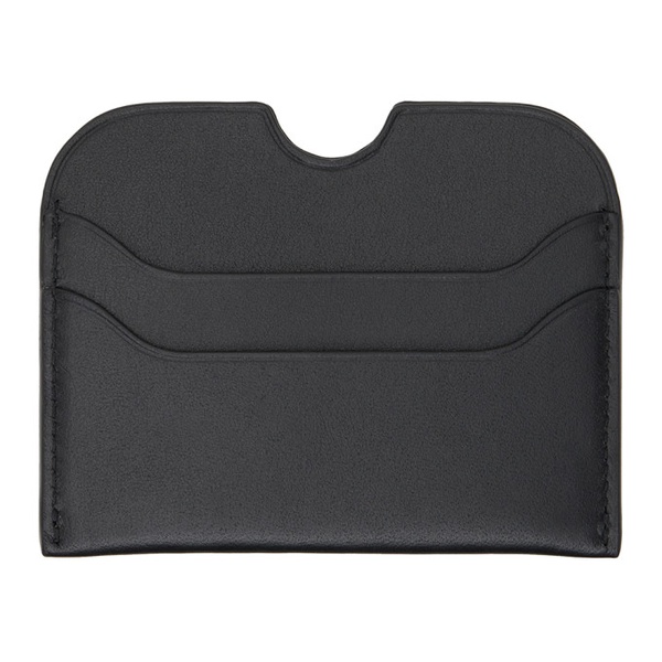 아크네스튜디오 아크네 스튜디오 Acne Studios Black Leather Cardholder 241129M163013