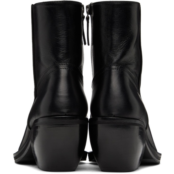 아크네스튜디오 아크네 스튜디오 Acne Studios Black Leather Boots 241129F113006