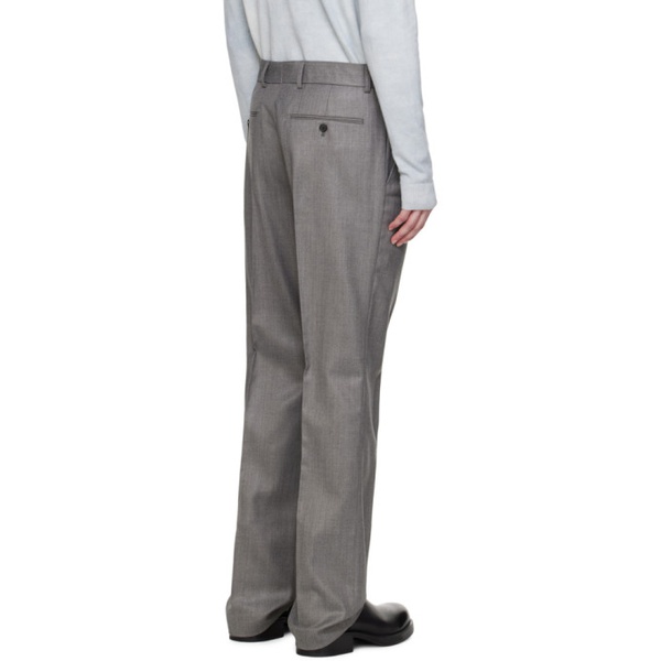 아크네스튜디오 아크네 스튜디오 Acne Studios Gray Tailored Trousers 241129M191035