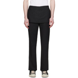 아크네 스튜디오 Acne Studios Black Tailored Trousers 241129M191037