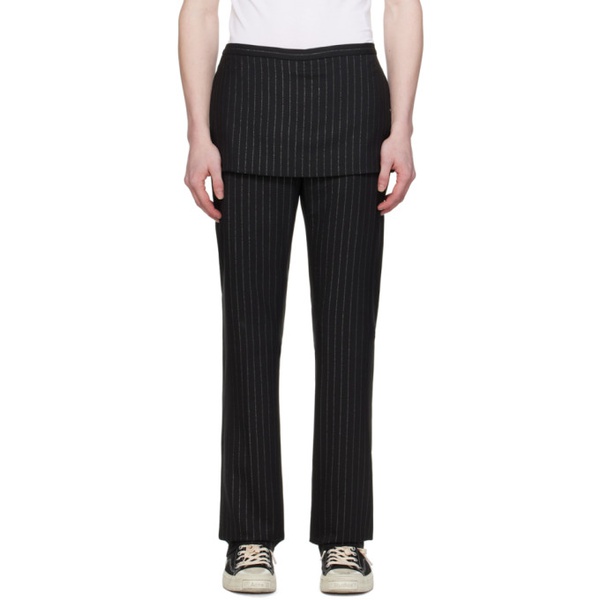 아크네스튜디오 아크네 스튜디오 Acne Studios Black Tailored Trousers 241129M191037