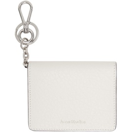 아크네 스튜디오 Acne Studios White Folded Leather Wallet 241129M164028