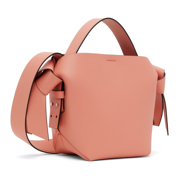 아크네스튜디오 아크네 스튜디오 Acne Studios Pink Musubi Mini Shoulder Bag 241129F048011