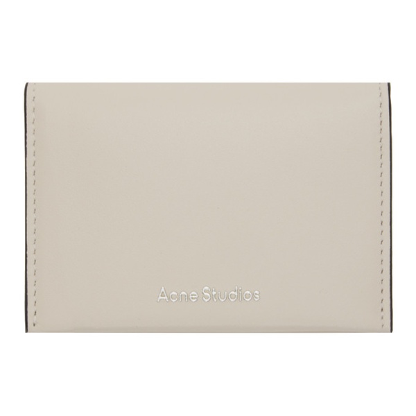 아크네스튜디오 아크네 스튜디오 Acne Studios 오프화이트 Off-White Flap Card Holder 241129M163005