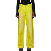 아크네 스튜디오 Acne Studios Yellow Loose-Fit Jeans 241129F069011