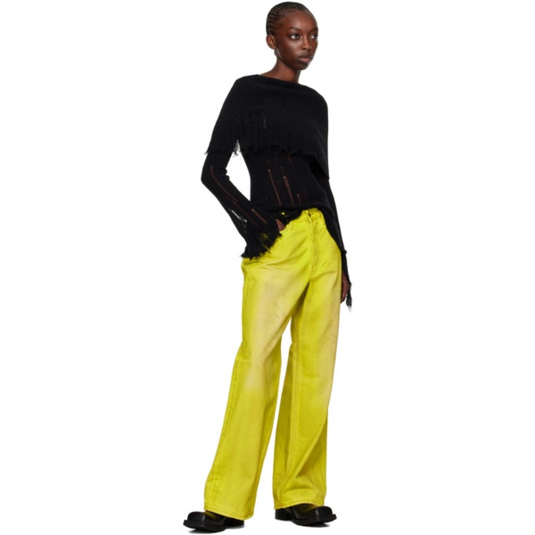 아크네스튜디오 아크네 스튜디오 Acne Studios Yellow Loose-Fit Jeans 241129F069011