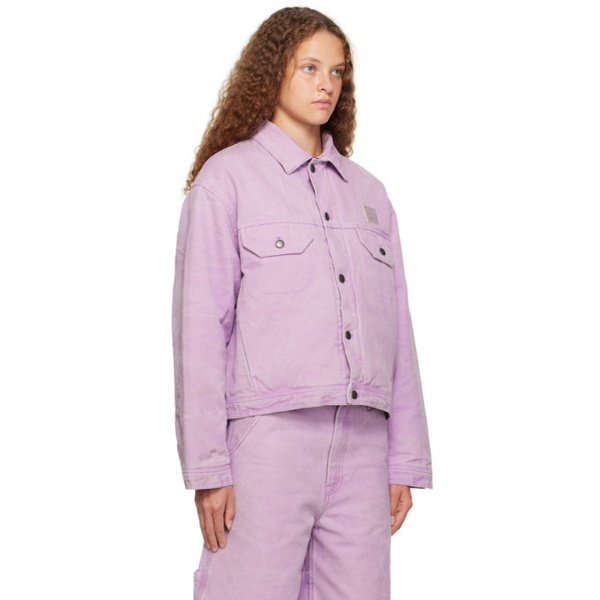아크네스튜디오 아크네 스튜디오 Acne Studios Purple Faded Jacket 232129F063001
