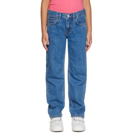 아크네 스튜디오 Acne Studios Kids Blue Regular-Fit Jeans 232129M704000