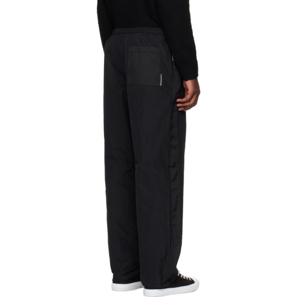 아크네스튜디오 아크네 스튜디오 Acne Studios Black Relaxed-Fit Trousers 231129M191032