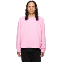 아크네 스튜디오 Acne Studios Pink Tape Sweatshirt 222129M204027