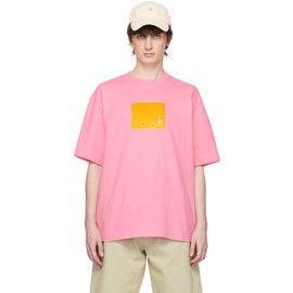 아크네 스튜디오 Acne Studios Pink Inflatable T-Shirt 231129M213031