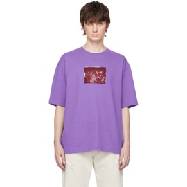 아크네 스튜디오 Acne Studios Purple Inflatable T-Shirt 231129M213032