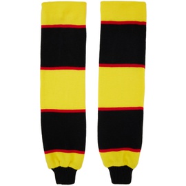 Adam Jones Yellow & Black Football Gloves 231696M135000